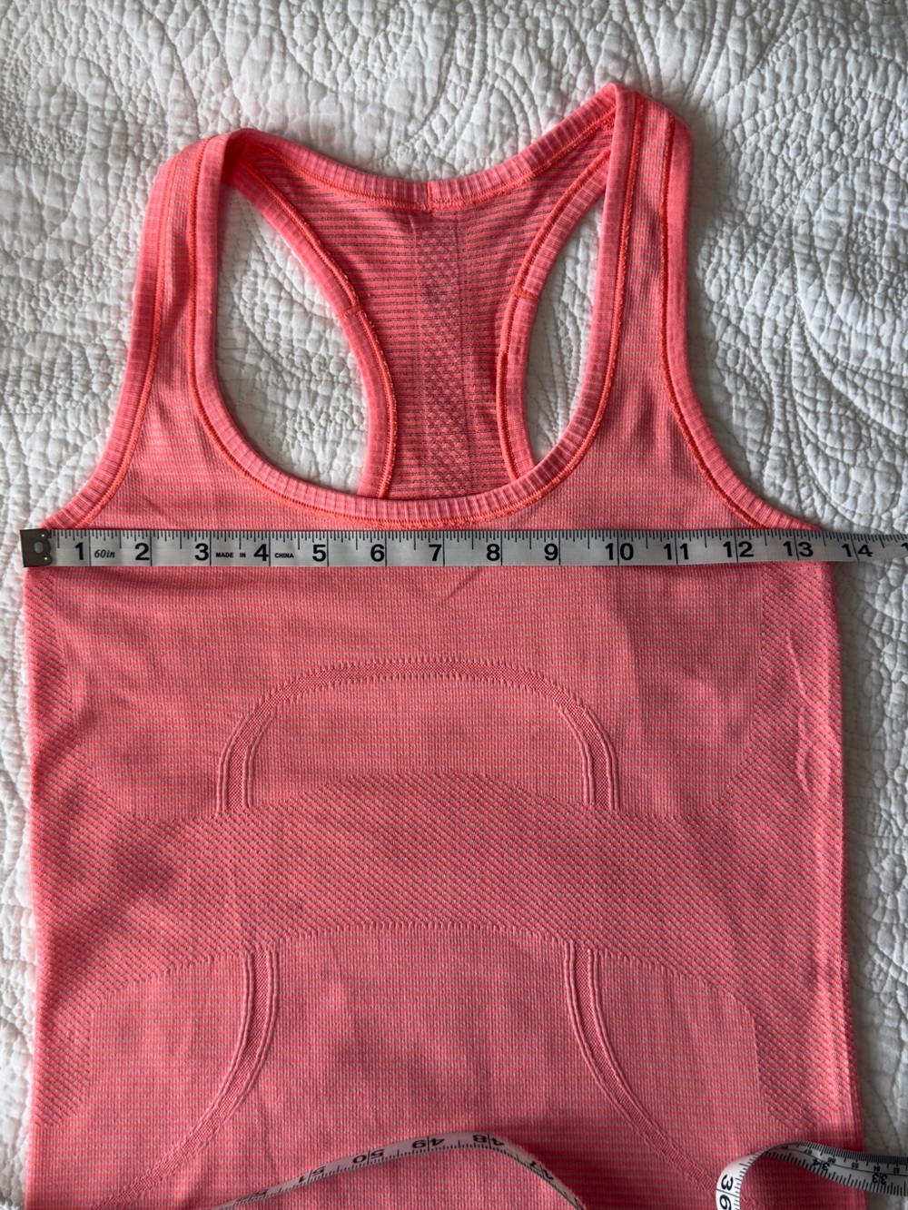 Lululemon Swiftly Tech Racerback Pink Peach Size 4 - Picture 5 of 8